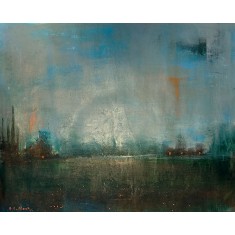 Hamid Alvi, 26 x 32 inch, Oil on Canvas, Seascape Painting, AC-HA-088 Hamid Alvi, 26 x 32 inch, Oil on Canvas, Seascape Painting, AC-HA-088